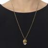 Gucci Crystal Lion Head Pendant Fashion Jewelry Necklace Women necklace Gold 412885-J1D50-8062