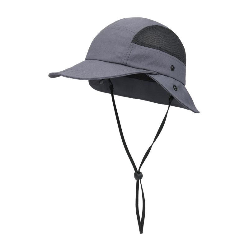 

Панама мужская для активного отдыха, альпинизма, пешего туризма, велоспорта, рыбалки, из полиэстера и хлопка, дышащая, солнцезащитная M（56-58cm）