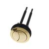 Toalettspylekasse Gull 48mm/58mm Knapp Rund Form Toalett Trykknapper
