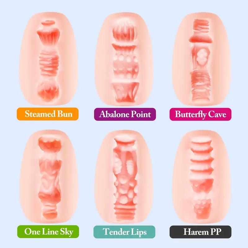 Masturbator Egg Mini Cups Portable Stimulator Penis Massager Soft Rubber Adult Sex Toys for Men Realistic Vagina Pocket Pussy