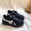 Niche retro gray women's summer new platform sports casual board shoes