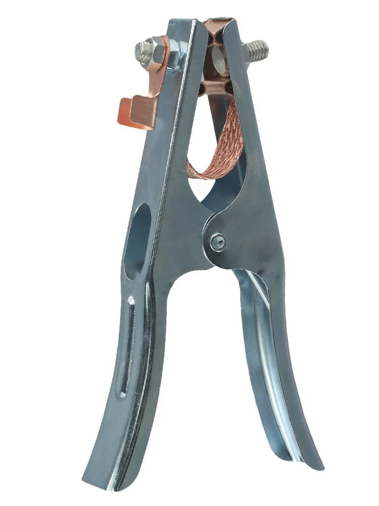 Heavy Duty Welding Ground Clamp for Reliable Grounding Compatible with MIG MMA TIG Welders Ergonomic for User Comfort
