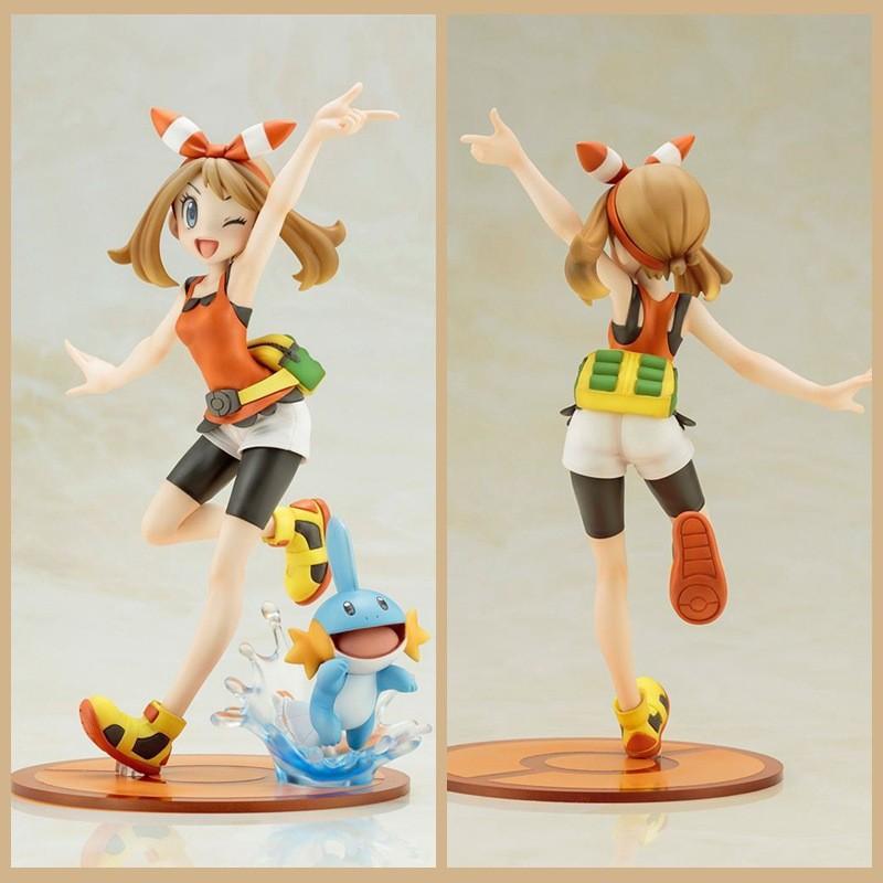 

May Trainer Figurine Collectible Anime Statue Scene Desktop Display Model For Anime Fans Collectors Merchandise