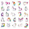50 Adorable Rainbow Unicorn Stickers for Suitcases, Water Bottles, Laptops & Cars - Waterproof & Cute Cartoon Designs