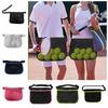 Adjustable Band Tennis Ball Holder Bag Mesh Material Mesh Ball Fanny Pack  Outdoor Activities