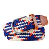 Women Casual Knitted Pin Buckle Without Holes Men Belt Woven Canvas Elastic Expandable Braided Stretch Belts for Female Jeans
