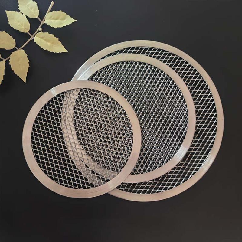 Ekran do pizzy 6-20 cali, forma metalowa, siatka metalowa, nieprzywierająca blacha do pieczenia, nowa, bezszwowa, stop aluminium, siatka metalowa, naczynia do pieczenia, narzędzia kuchenne do pizzy