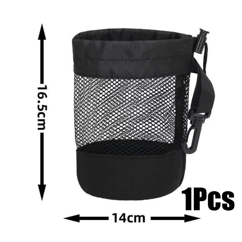 Portable Nylon Golf Ball Holder case with Drawstring Golf Ball Storage Bags Outdoor Golf Sports Accessory Gifts for Golf Lovers