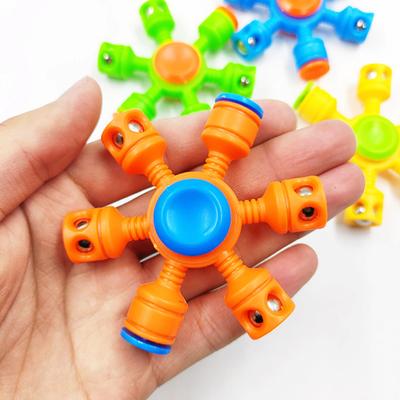EDC Spinning Top Creative Trendy Plastic Pop Fidget Spinner Kids Toys for Home