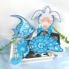 Stereo Wandbehang Silikonform Valentinstag Seepferdchen Delfin Dekoform DIY Desktop-Ornamente Anhänger Epoxidharzform