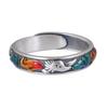 New Colorful Enamel Fox Ring Adjustable Unique Simple  Retro Ethnic Style Accessory Gift for Men And Women