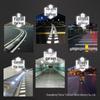 Double-Sided Solar Aluminum Road Stud Light - Reflective Highway Marker for Safety & Guidance