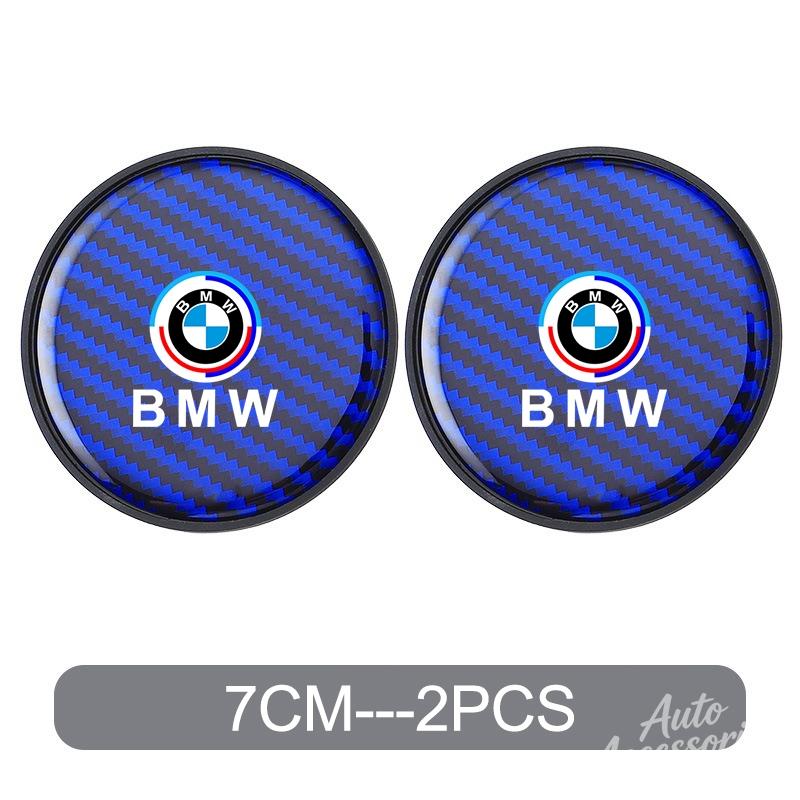 Non-slip Car Water Coaster Cup Carbon Fiber PVC Coaster Mat Accessories For BMW E46 E90 E60 F10 E39 F30 E36 F20 E87 E90 E70 E91 NS1