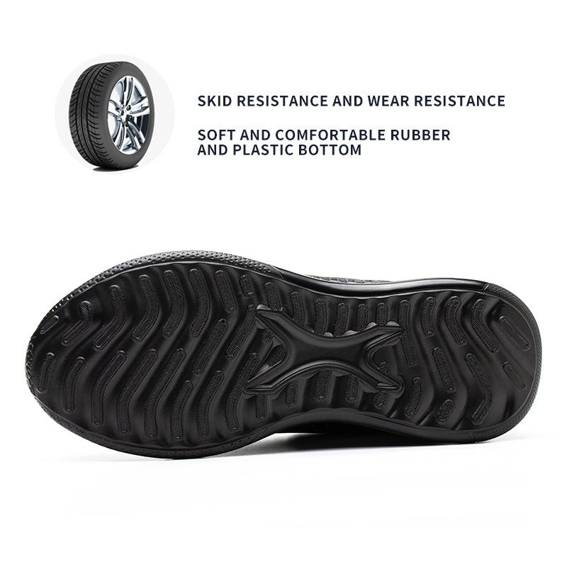 Indestructible Mining Boots Work Boots Steel Toe Safety Shoes Men Work Shoes Sneaker Lightweight Anti-Puncture Safety Shoes Men