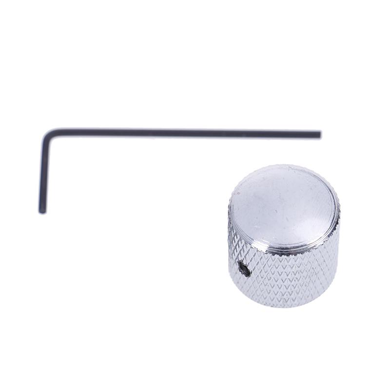 Quality Chrome Metal Tele Telecaster Guitar Dome Knobs Bass Knob