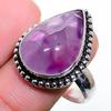 Sage Amethyst Gemstone Handmade 925 Sterling Silver Jewelry Ring Size 10