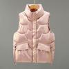 Women Cotton Vest Padded Thermal Neck Protection Smooth Surface Lady Winter Vest Female Clothes