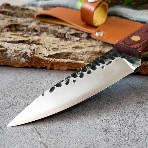 Kuchyňský vykosťovací nůž z nerezové oceli Ručně vyráběný rybářský nůž Sekáček na maso Řezák Řeznický nůž Řezák