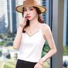 2026 Spring Elastic Faux Silk Open Back Camisole Vest for Women