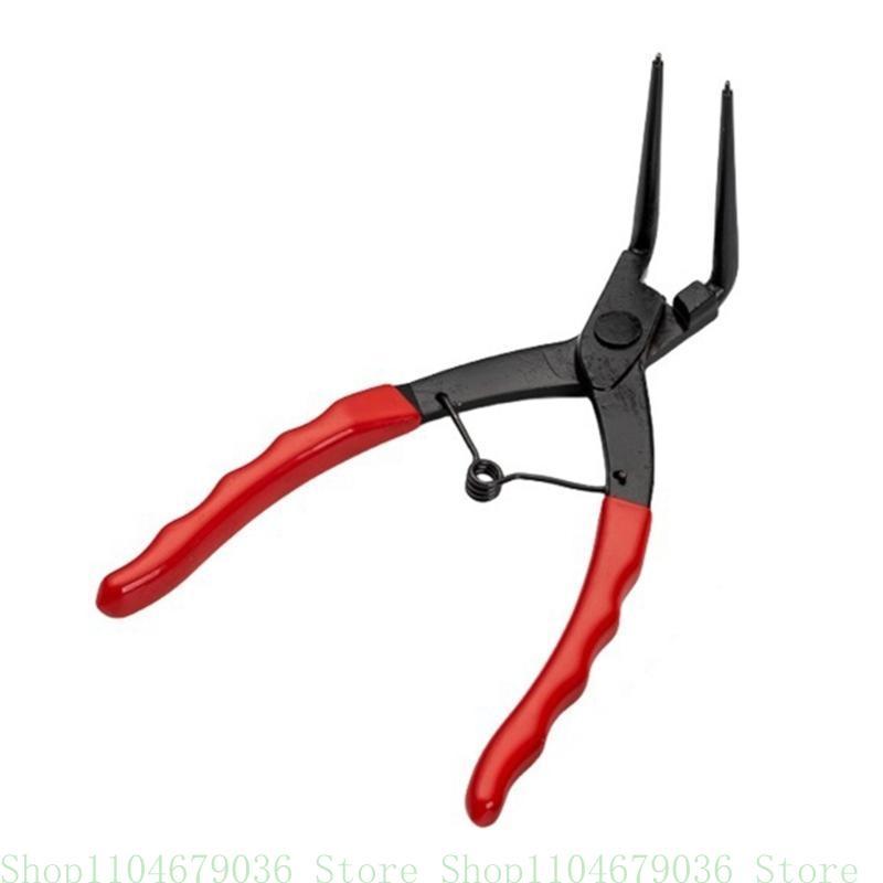 Rings Pliers Long Nose Circlip Motorcycle Removal Tool Clamps Fit for Confined Areas High Carbon Steel Construction