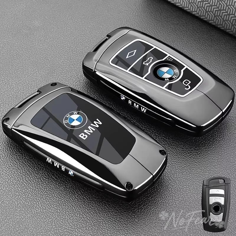 Car Remote Key Case Cover Car Smart Holder Shell Bag Fob For BMW F30 F20 F10 F18 F22 F01 X3 X4 F06 F02 M3 M5 Car stickers