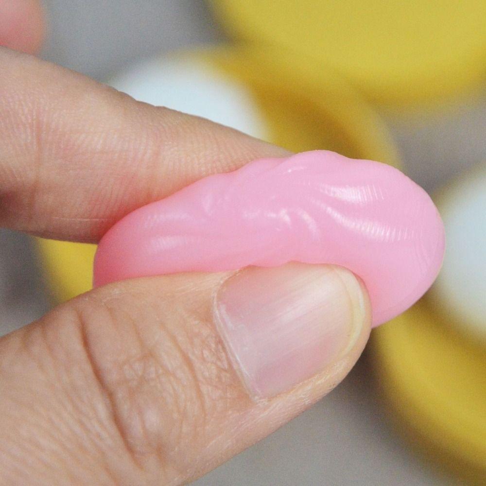Soft Cute Squishy Crystal Bun Food Shape Fidget Sensory Toy Mini Dumplings Squishy Party Favors