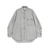 JNBY Women's Casual Washed Pleated Long Sleeve Shirt