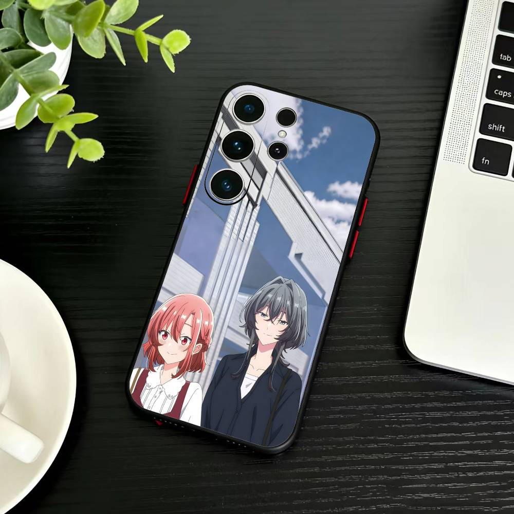 Asanagi Yori and Kino Himari Phone Case For Samsung S26,S25,S24,S23,S22,S21,S20,S30,Ultra,Plus,Fe,Note,5G Black Cover