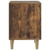 Nightstand Smoked Oak 43 x 34.5 x 50 cm Engineered Wood