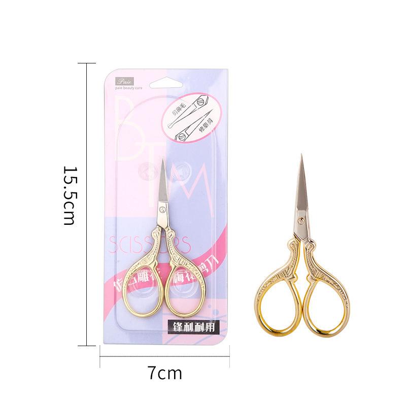 Retro Stork Sewing Scissors Embroidery Eyebrow Scrapbooking Stationery Scissor Small Diy Craft Needlework Stitch Tailor Shears
