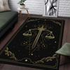 Scale of Justice Magic Astrology Esoteric Pattern Decorative Square Rug Modern Living Room Floor Matte Bedroom Carpet Poster Mat