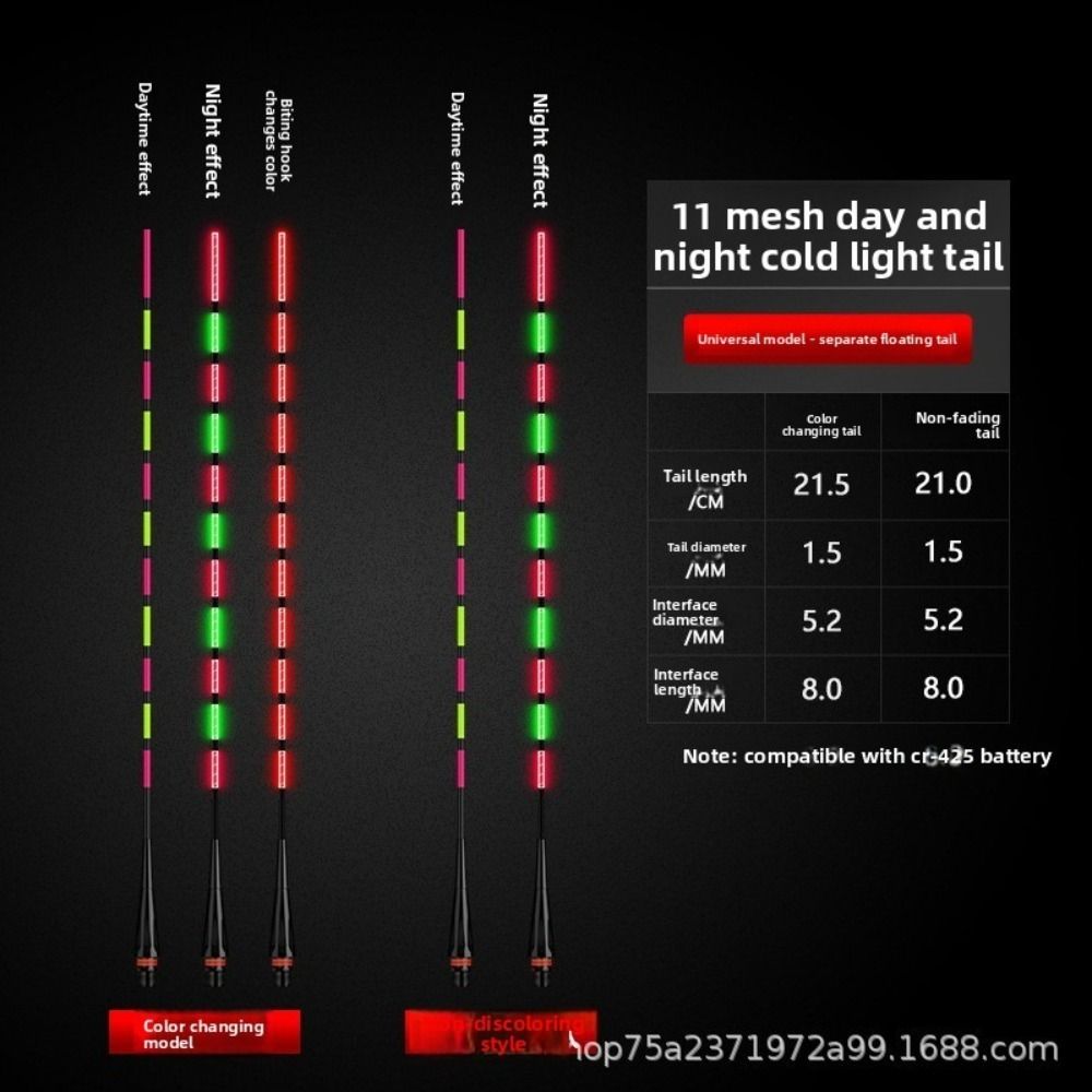 2pcs Top Luminous LED Smart Float Ultra Sensitive Electronic Floats Professional Fishing