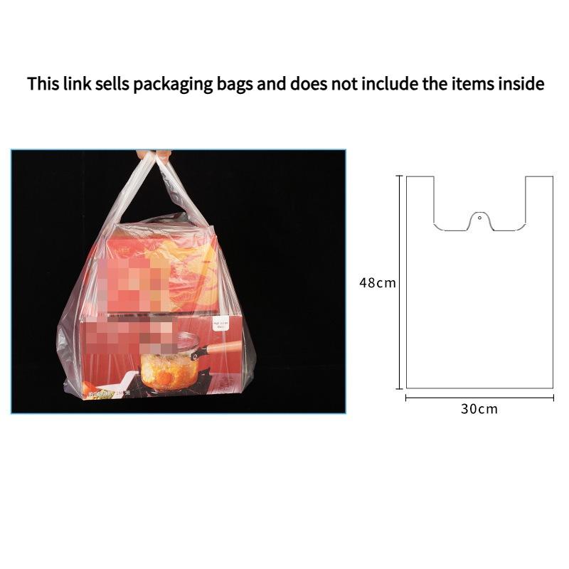 Environmentally Friendly PE White Plastic Bag Food Grade Fruit Bags Convenient Food Grade Disposable Packaging Bag for Household and Commercial Use