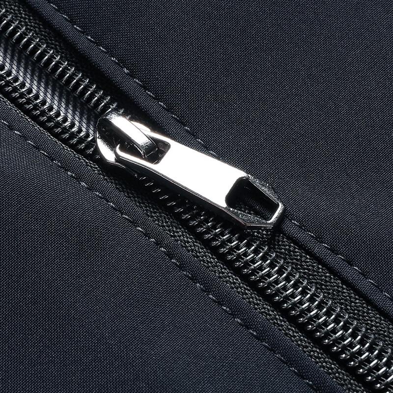 Hengyuanxiang Men's Plus Size Casual Stand Collar Jacket