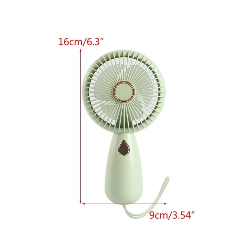 Pocket USB Fan Mini Fan Rechargeable USB Fan Handheld Fan Hand Fan with Lanyard, Perfect for Traveling Convenient Use