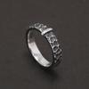 925 Silber Outlander Ringe für Damen Herren Claires Ring Retro Hammer Muster Ehering Film TV Serie Schmuck Geschenk