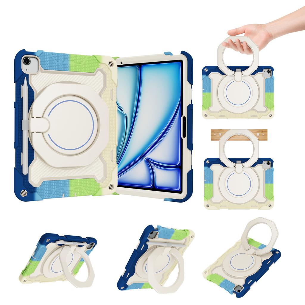 1111 for IPad Air11 (M1) Anti-drop with Rotating Bracket IPad (A11) 11 Inch Flat Cover