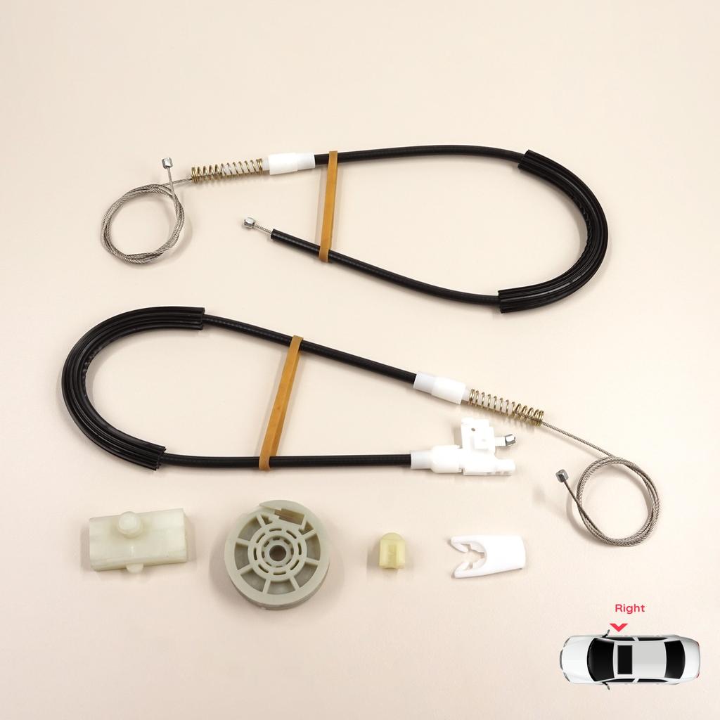 EWR297 Zestaw Naprawczy Podnośnika Szyby Drzwi Prawych do Renault Megane MK1 X64 DA0/1 Coupe 1996-2003 2/3 Drzwi 7700834393