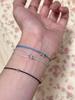 Mint Butterfly Wax Thread Versatile Luxury Braided Bracelet Women's Fashionable White Design Hot Sale