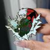 Naruto Brooch Kakashi Enamel Anime Metal Badge Schoolbag Accessories Cartoon Doll Children Halloween Gifts Kid Friendly Entertaining Fun Play Safe