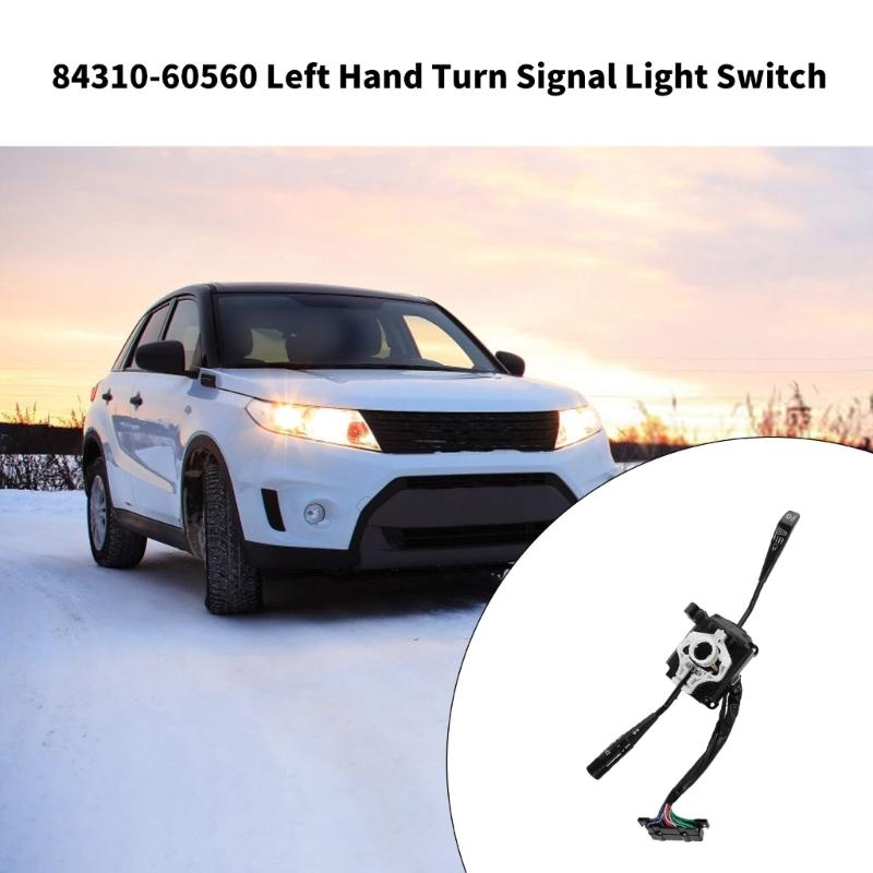 Combination Turn Signal Switch for 1985-1992 Left Drive Side Turn Signal Light Wiper Switch 84310-60560 8431060560