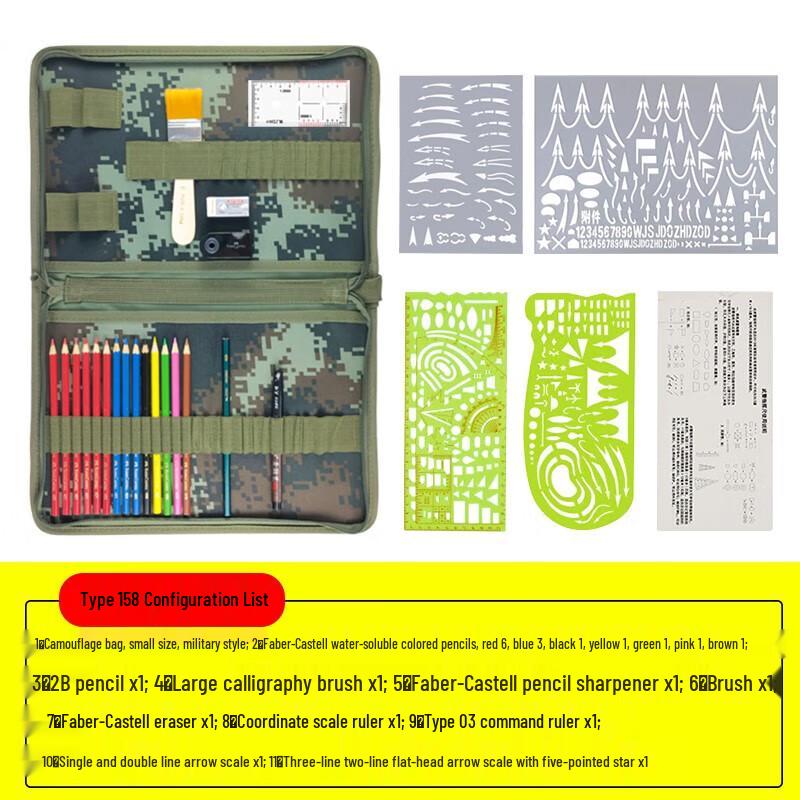

Shiyi WJ Tactical Map Plotting & Command Ruler Set