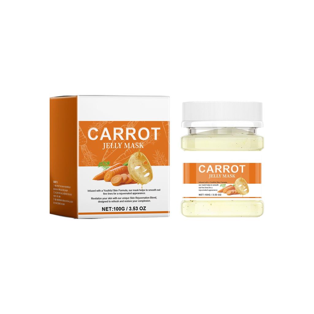 Carrot Facial Jelly Mask Jelly Mask For Face Hydrogel Mask Vegan Peel-off Mask Brightening And Nourishing100g