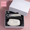 Leather Shell Key Fob Case Cover For Toyota Auris Corolla Reiz Avensis Verso Yaris Aygo Rav4 Scion Tc Im   Keychain Bag