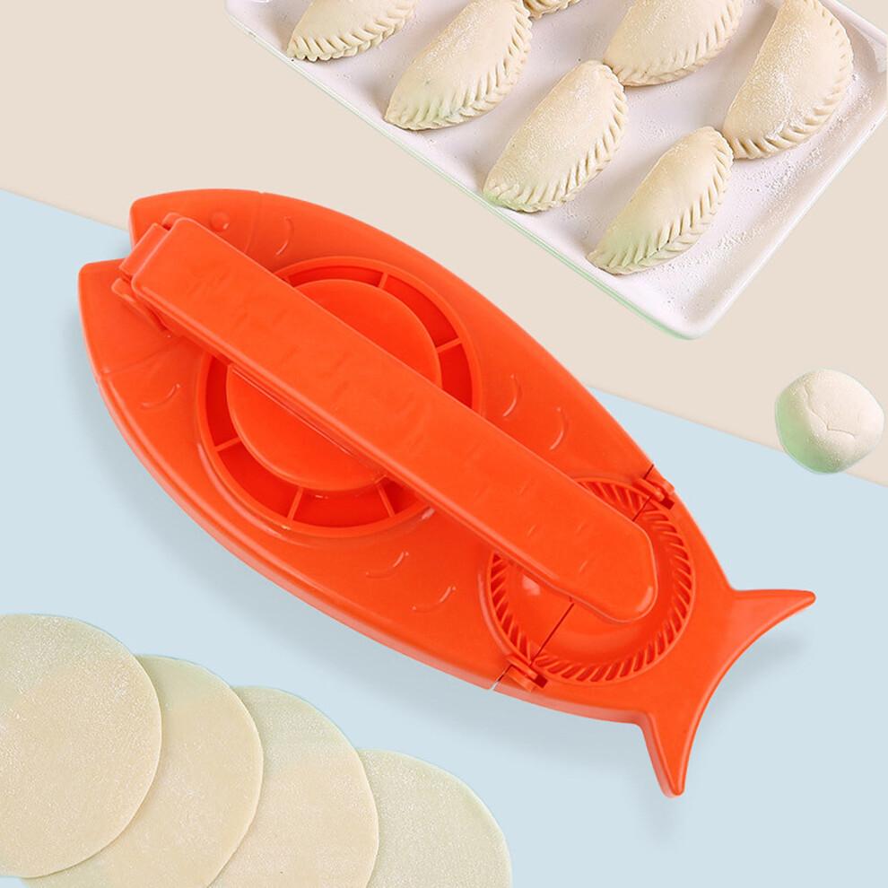 Raindrops Orange Pp Dumpling Maker 2 In 1 Easy To Use For Home 2pcs