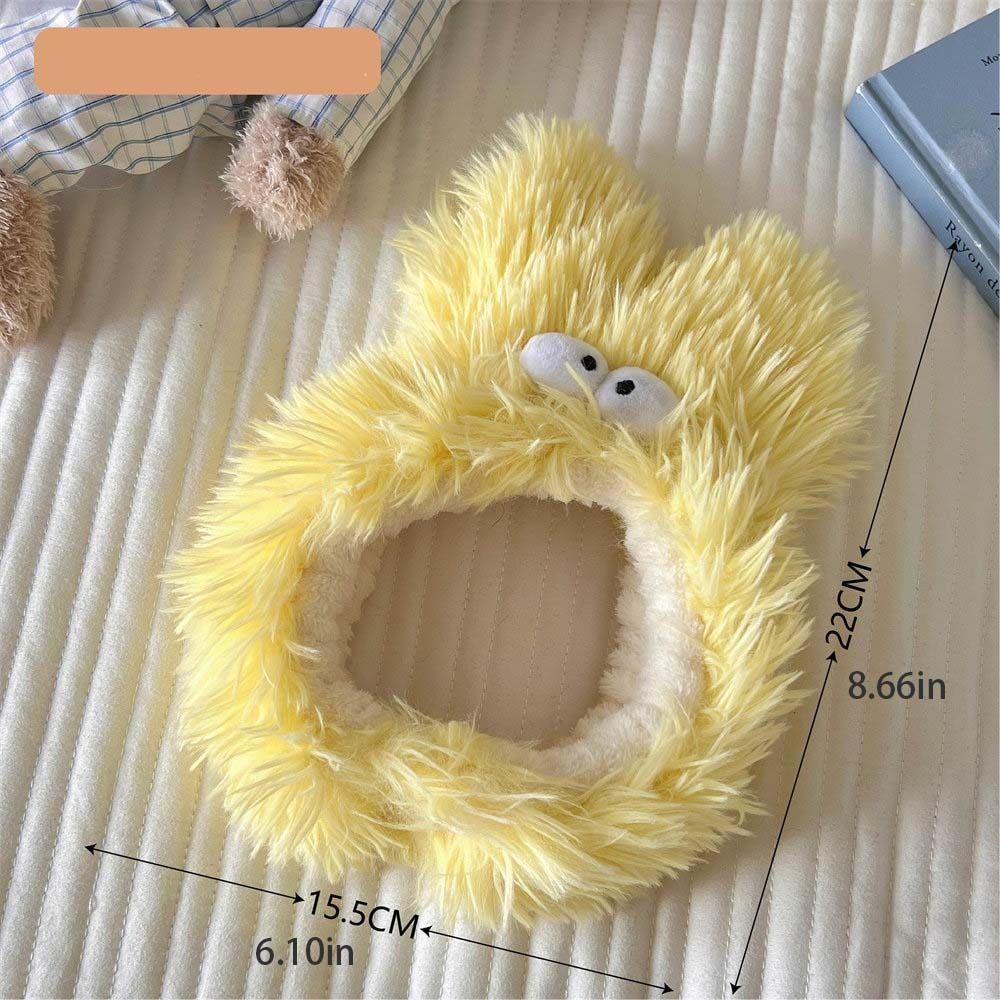 Korean Style Plush Headband Ugly Doll Cartoon Hair Bands Cute Rabbit Ear Hair Hoop Children