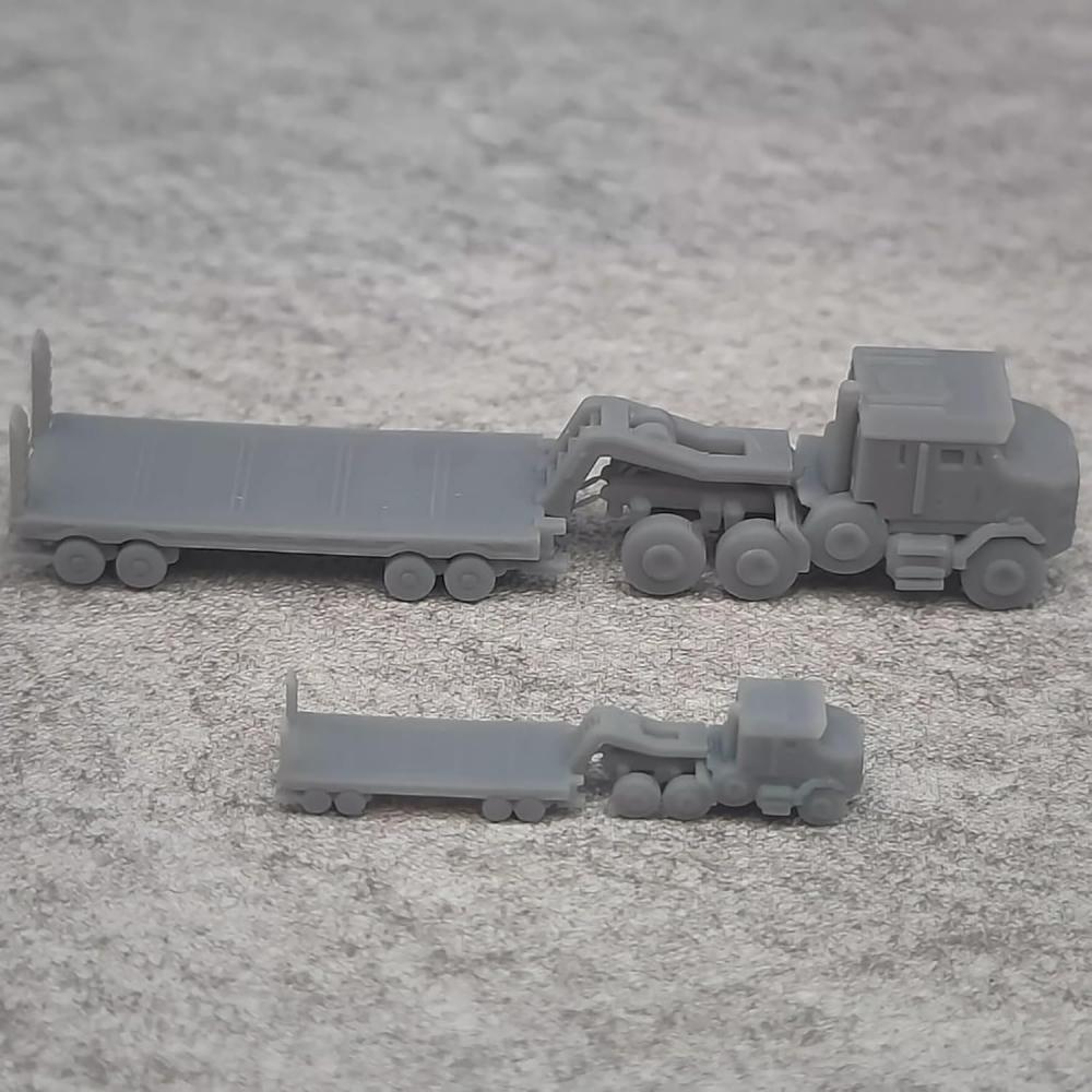 Ag Agsdgaw 10pcs Military Model Large Tractor Trailer Resin Assembly Truck M1070