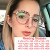 Clear Reading Blue Light Glasses Women TR90 Ultralight Presbyopic Eyewear +2.5 +3 High Quality Farsight Eyeglasses