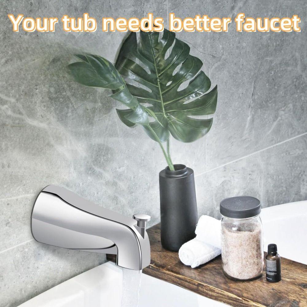 Durable Bathtub Faucet Multi-functional Diverter Faucet Standard Spout Easy Installation