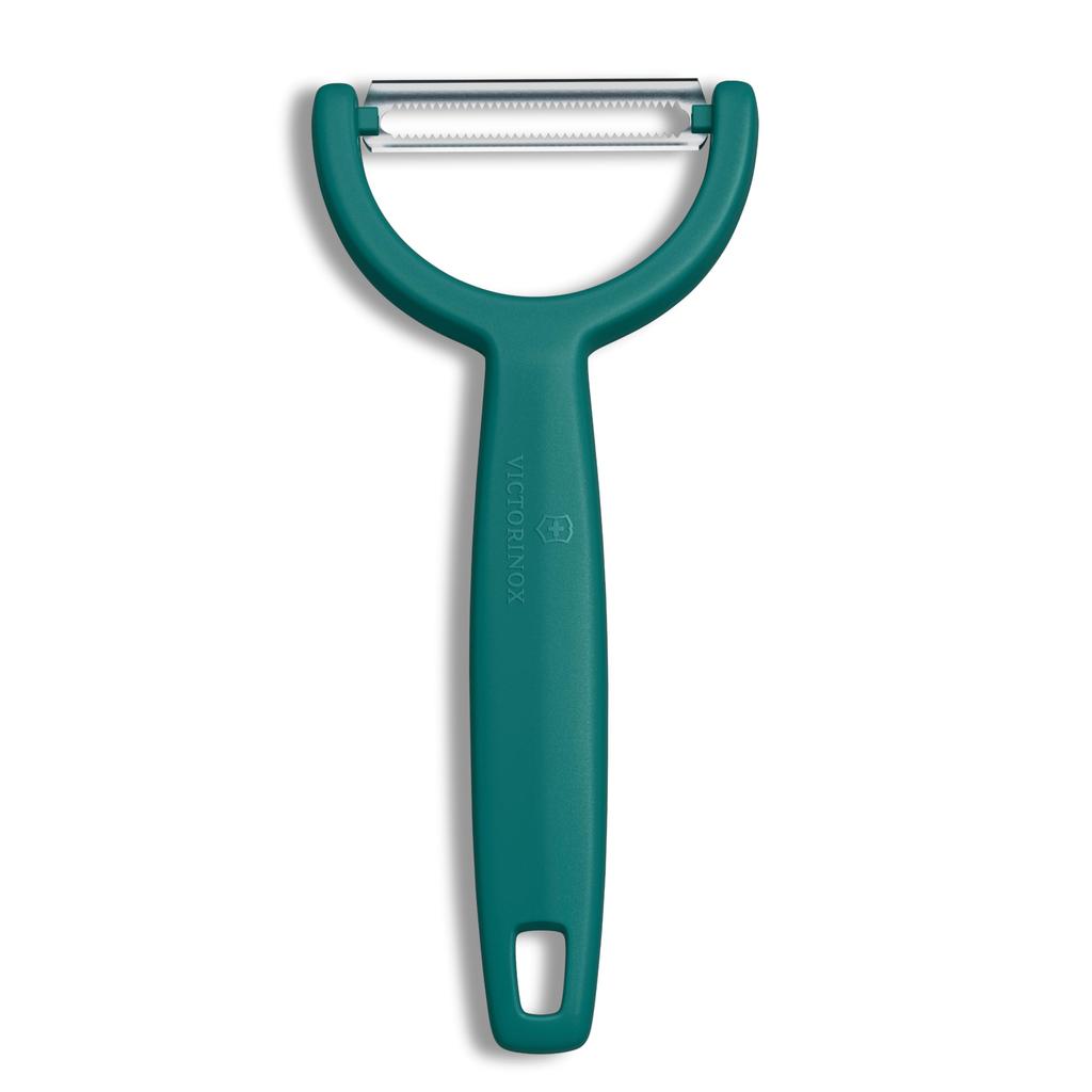 VICTORINOX Peeler Dishwasher Straight High Ergonomically Designed Ipso Swiss Classic - Safe, Long-lasting Sharpness, Blade, Green, Durability, Handle,